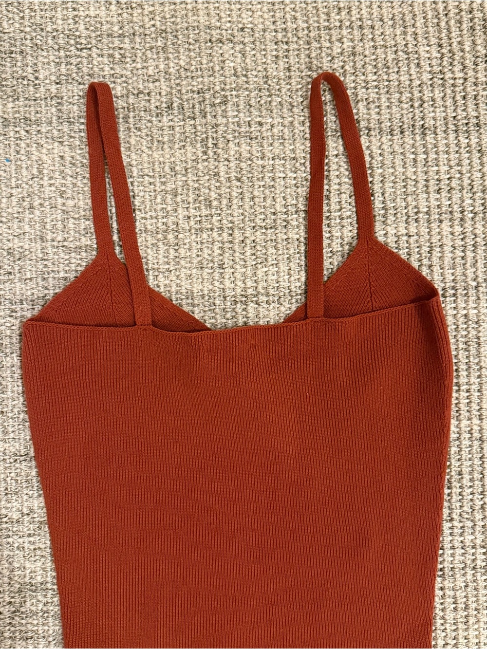 NWT - Sézane Lindsey Midi Dress in Rust - Picture 7 of 9